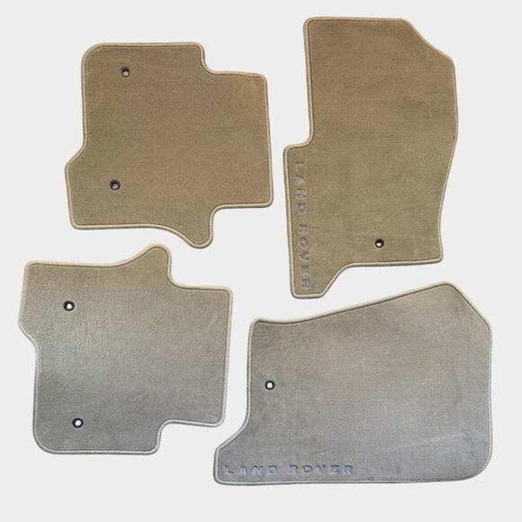 Land Rover LR3 LR4 Carpet Floor Mat Mats Beige Genuine OEM 2008-2016 New - Picture 1 of 9